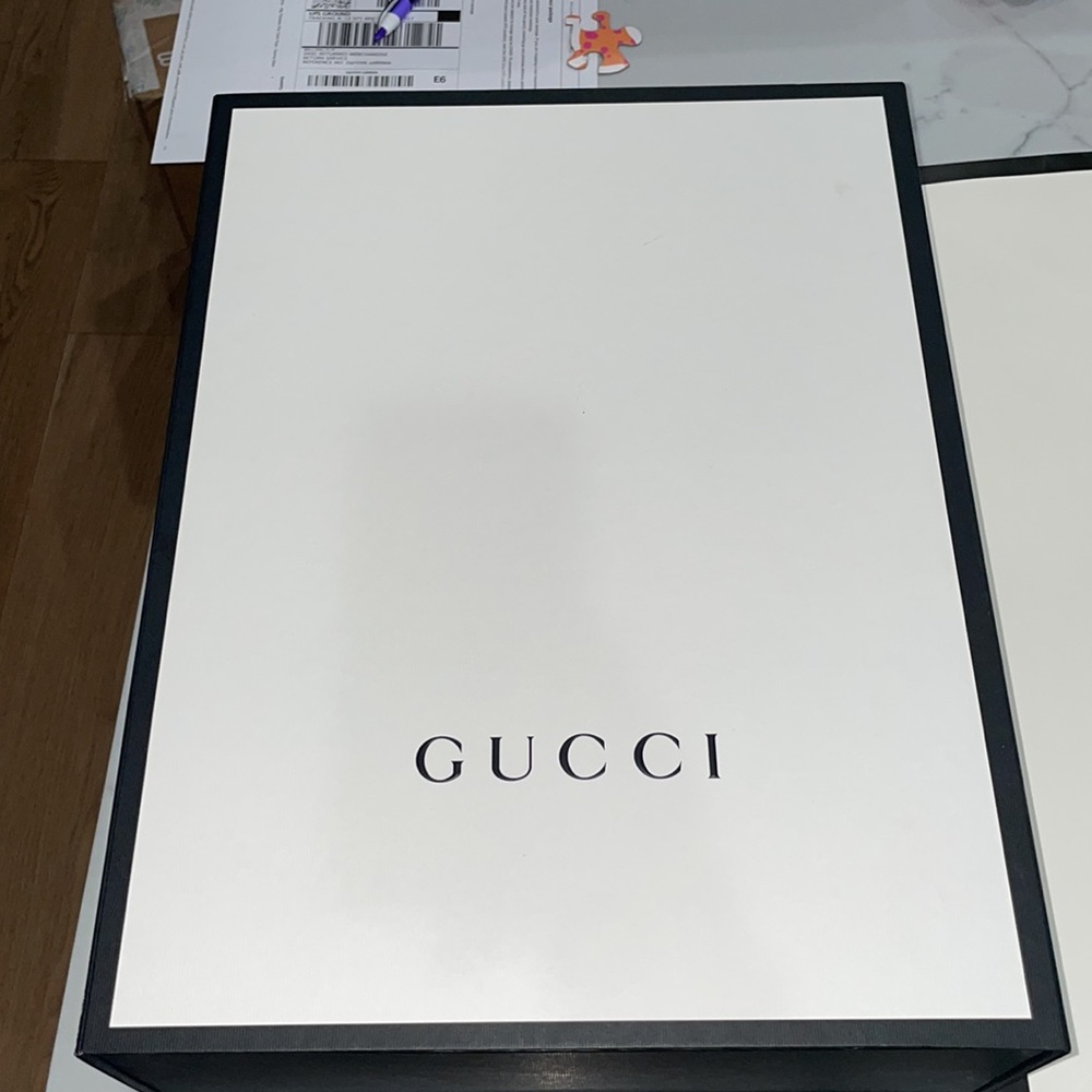 Gucci Box and Shopping bag